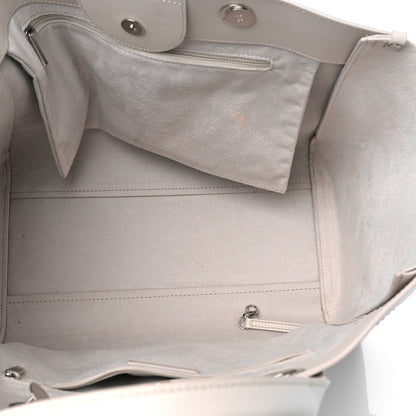 Chanel Caviar Medium Studded Deauville Tote White 5 of 15