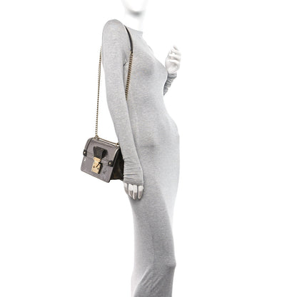 Louis Vuitton Vernis Epi Monogram Wynwood Metallic Taupe Grey 2 of 11