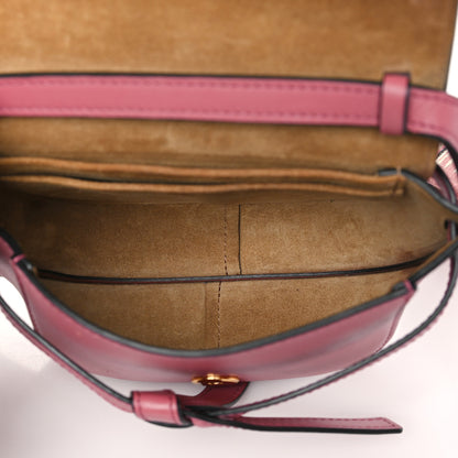 Loewe Calfskin Jacquard Mini Gate Dual Bag Plum 5 of 10