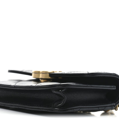 Chanel Calfskin Quilted Perfect Fit Coin Purse With Chain Black 11 of 11