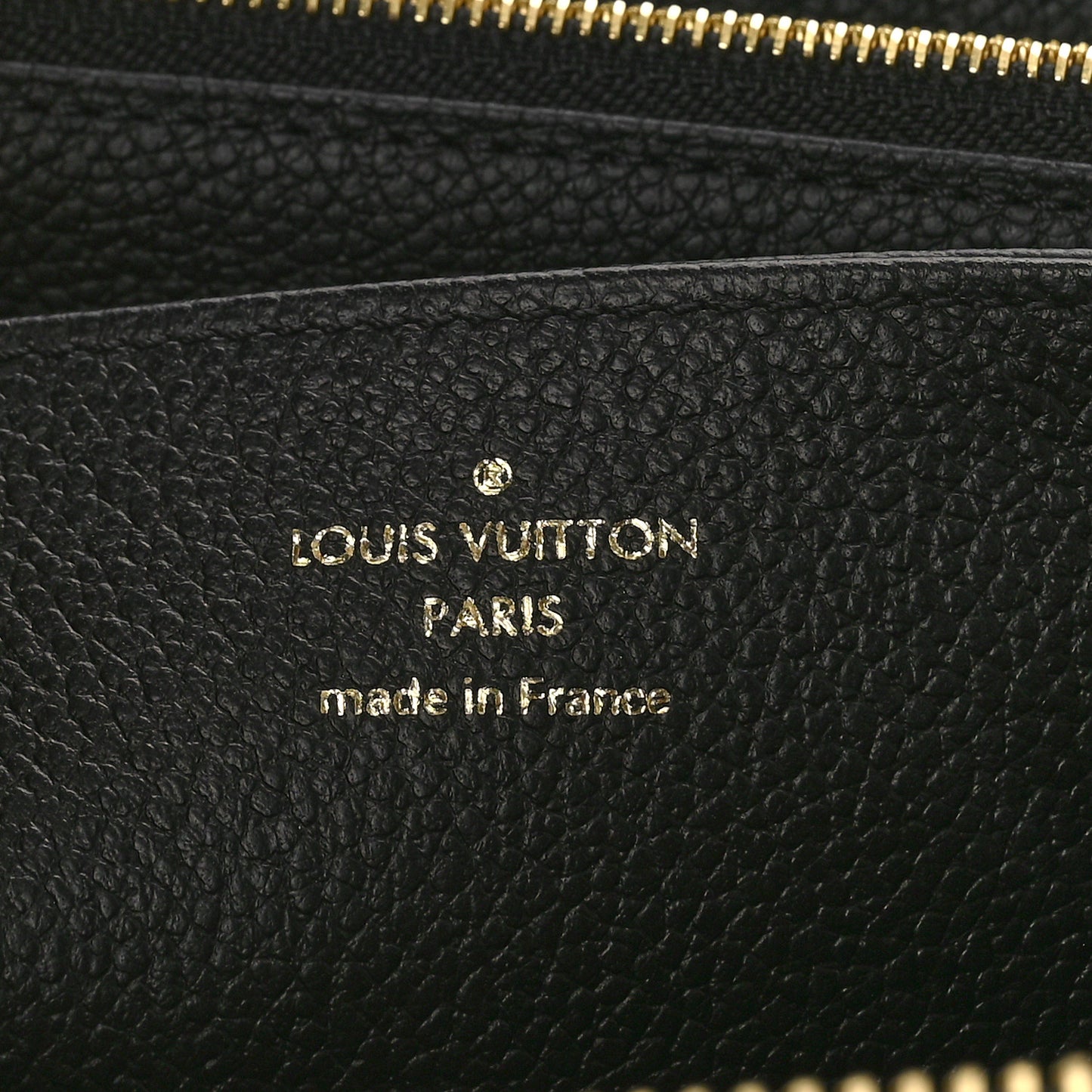 Empreinte Monogram Giant Zippy Wallet Black Beige