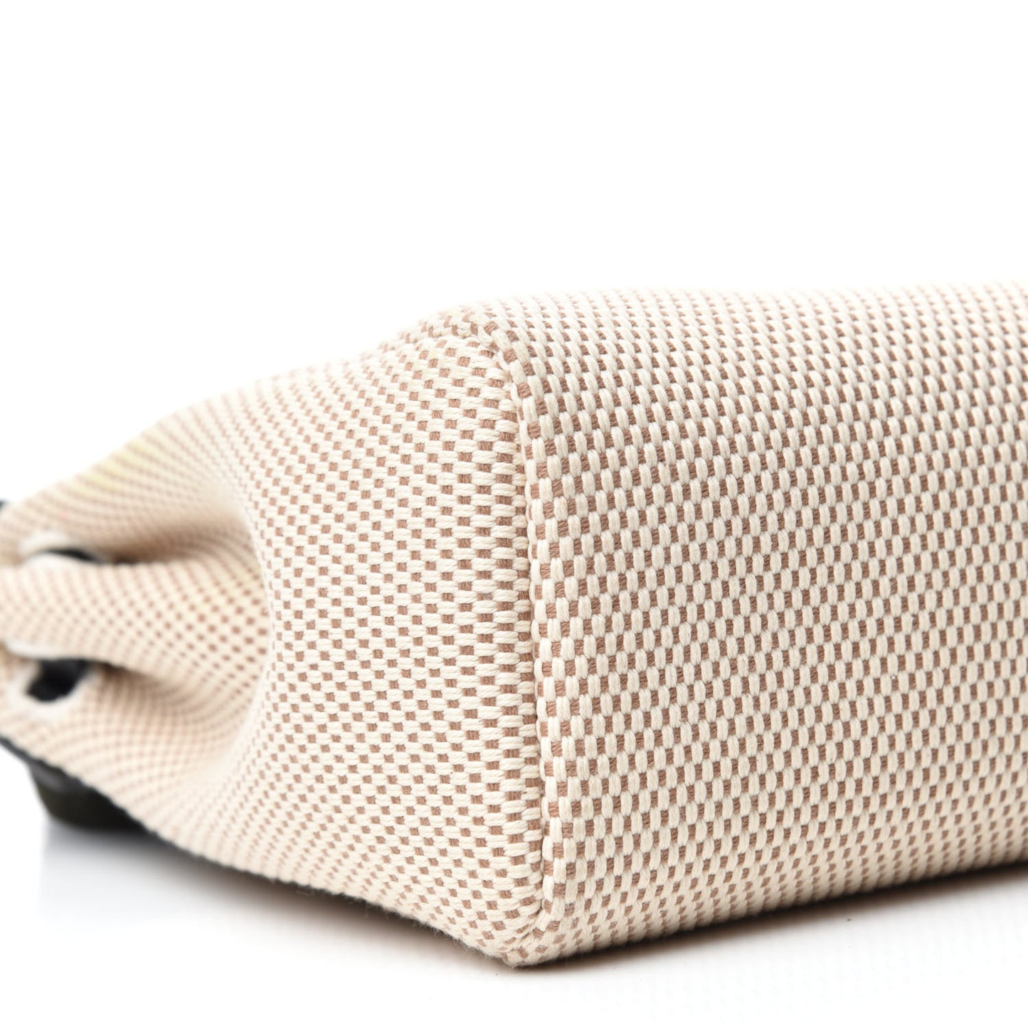 Toile Vache Calfskin Herbag 30 PM Black