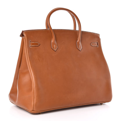 Hermes Natural Barenia Birkin 40 Fauve 3 of 31