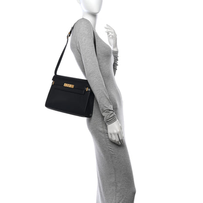 Saint Laurent Smooth Calfskin Manhattan Shoulder Bag Black 3 of 10