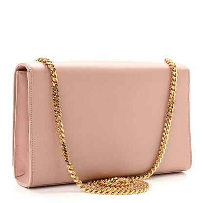 Saint Laurent Grain De Poudre Medium Classic Monogram Kate Tassel Satchel Pale Blush 2 of 8