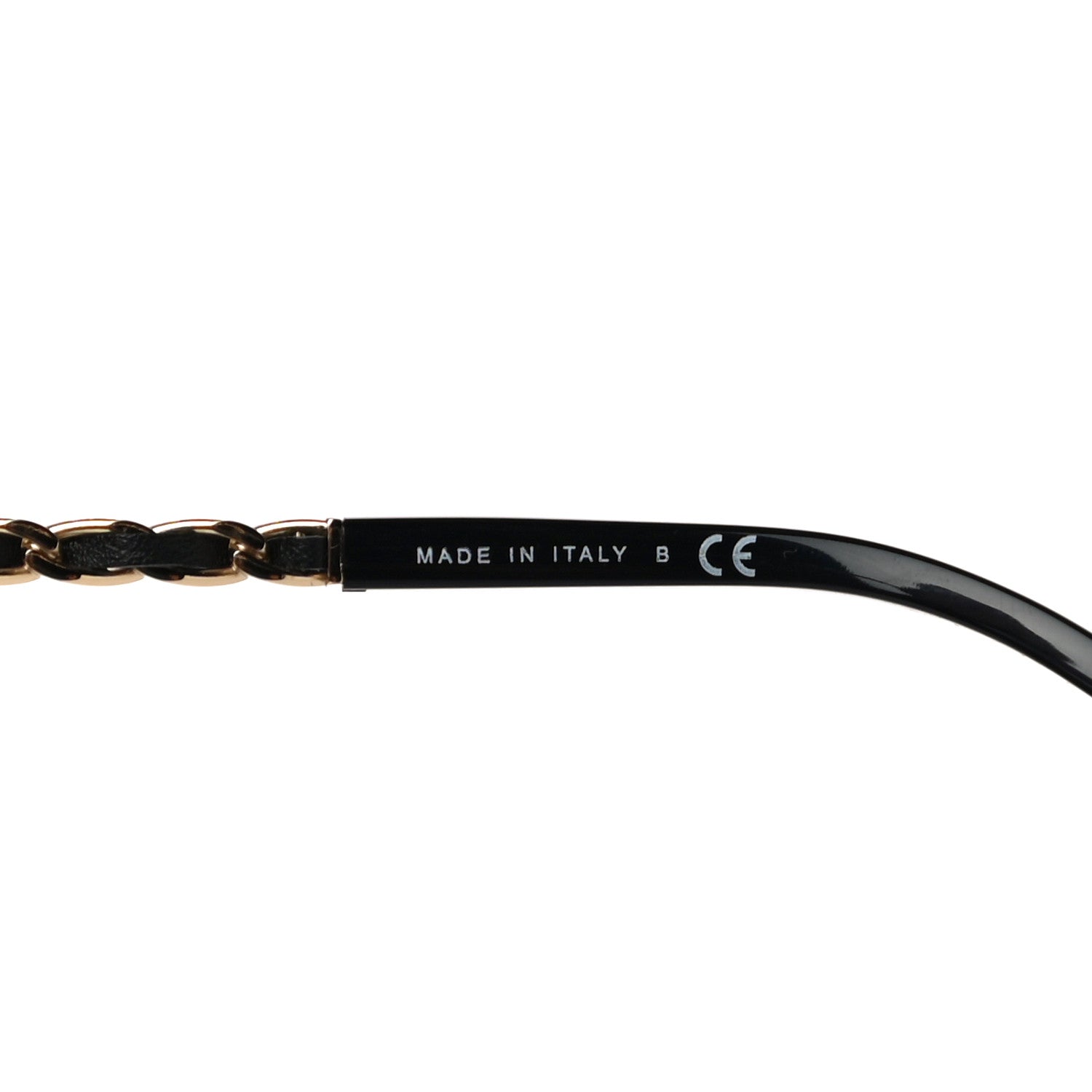 Chanel Lambskin Square Chain Sunglasses 5210-Q Black 5 of 7