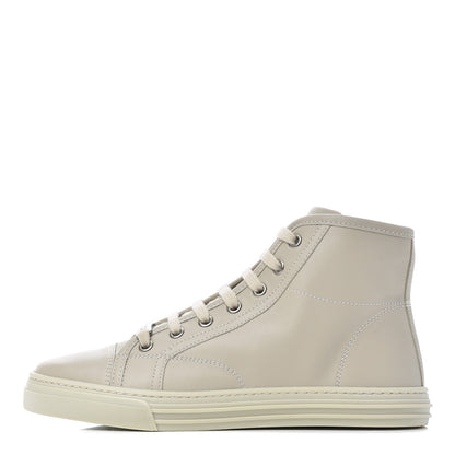 Gucci Calfskin Womens High Top Sneakers 35 Mystic White 1 of 9