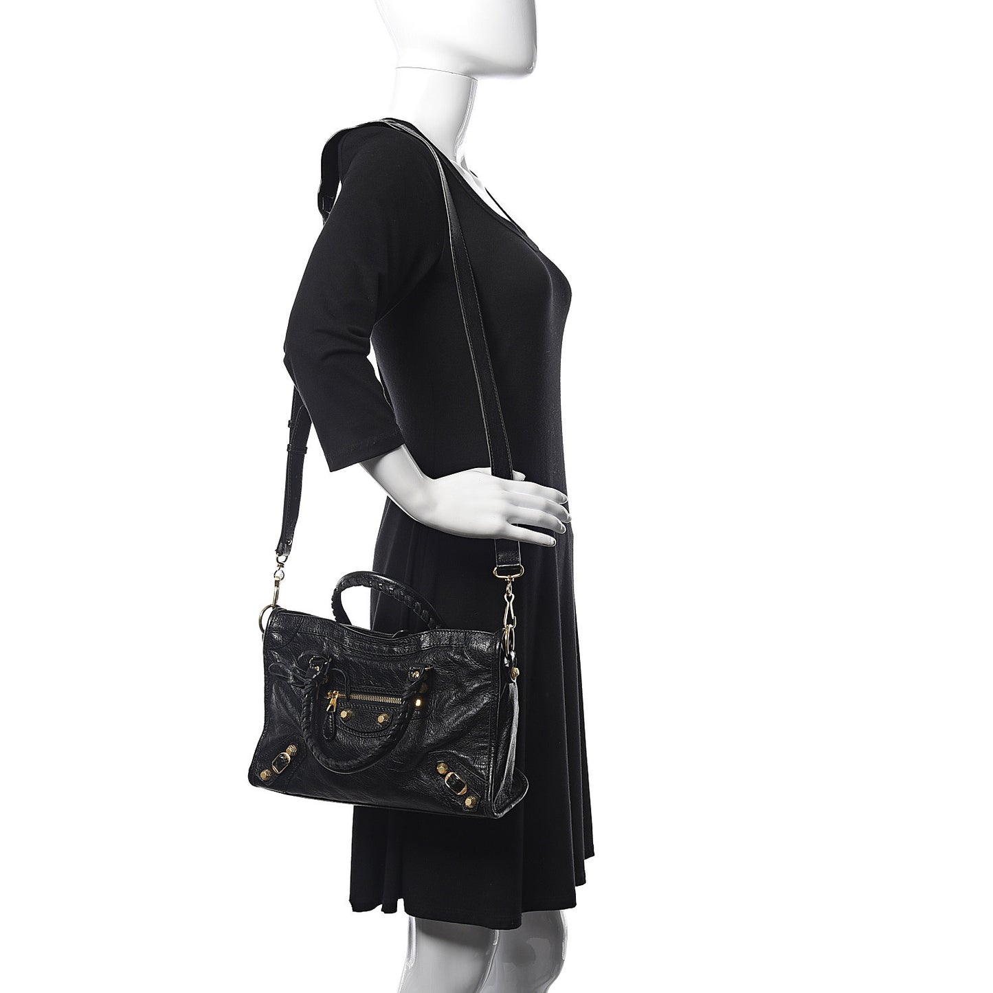 Agneau Giant 12 Gold Hardware S City Black