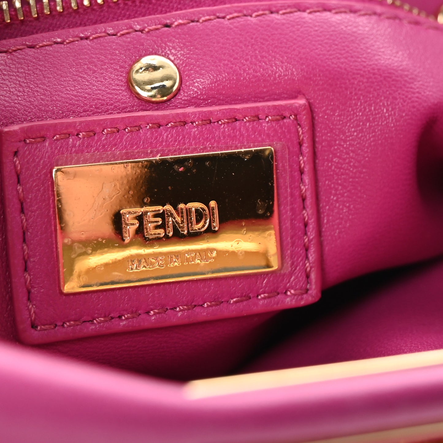 Nappa Mini Peekaboo Iconic Satchel Magenta