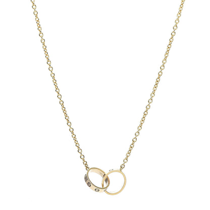 Cartier 18K Yellow Gold Interlocking LOVE Necklace 1 of 6