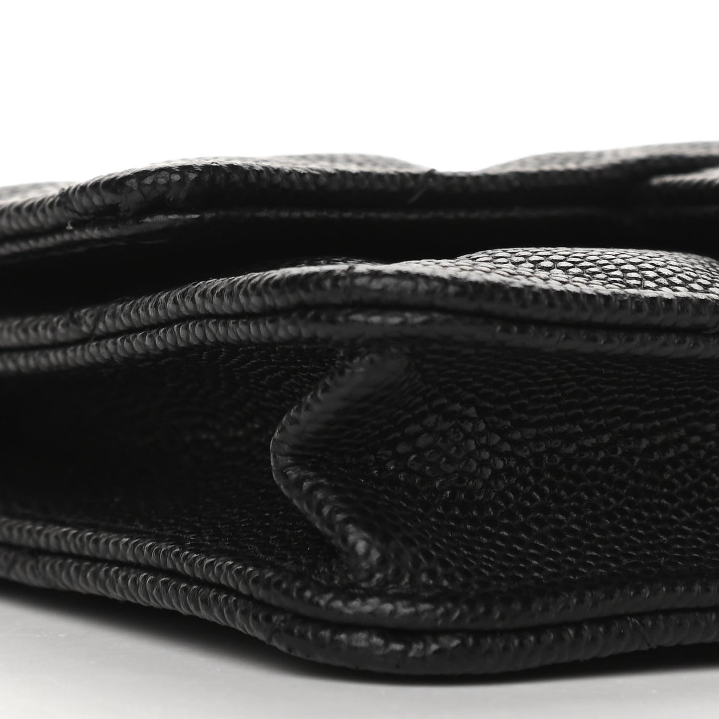 Caviar Quilted Mini Chain Bag Black