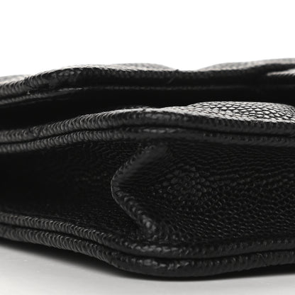 Chanel Caviar Quilted Mini Chain Bag Black 10 of 12