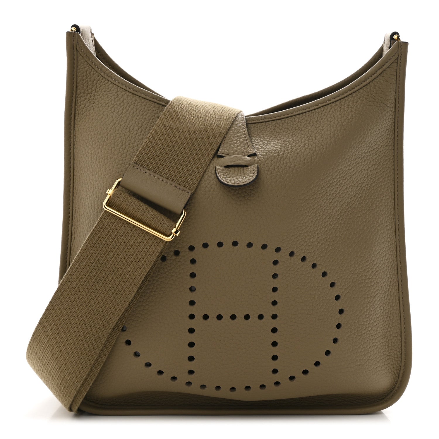 Hermes Taurillon Clemence EVELYNE III PM Trench 1 of 10