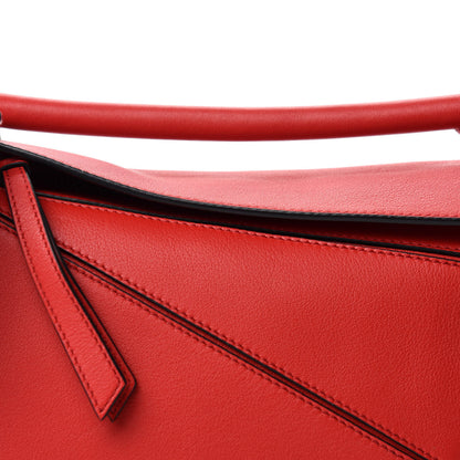 Loewe Calfskin Small Puzzle Bag Scarlet 10 of 10