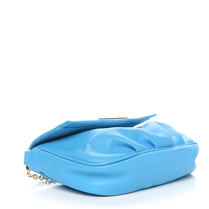 Fendi Vitello Flamingo Enamel Fendista Pouchette Crossbody Maldives 3 of 10