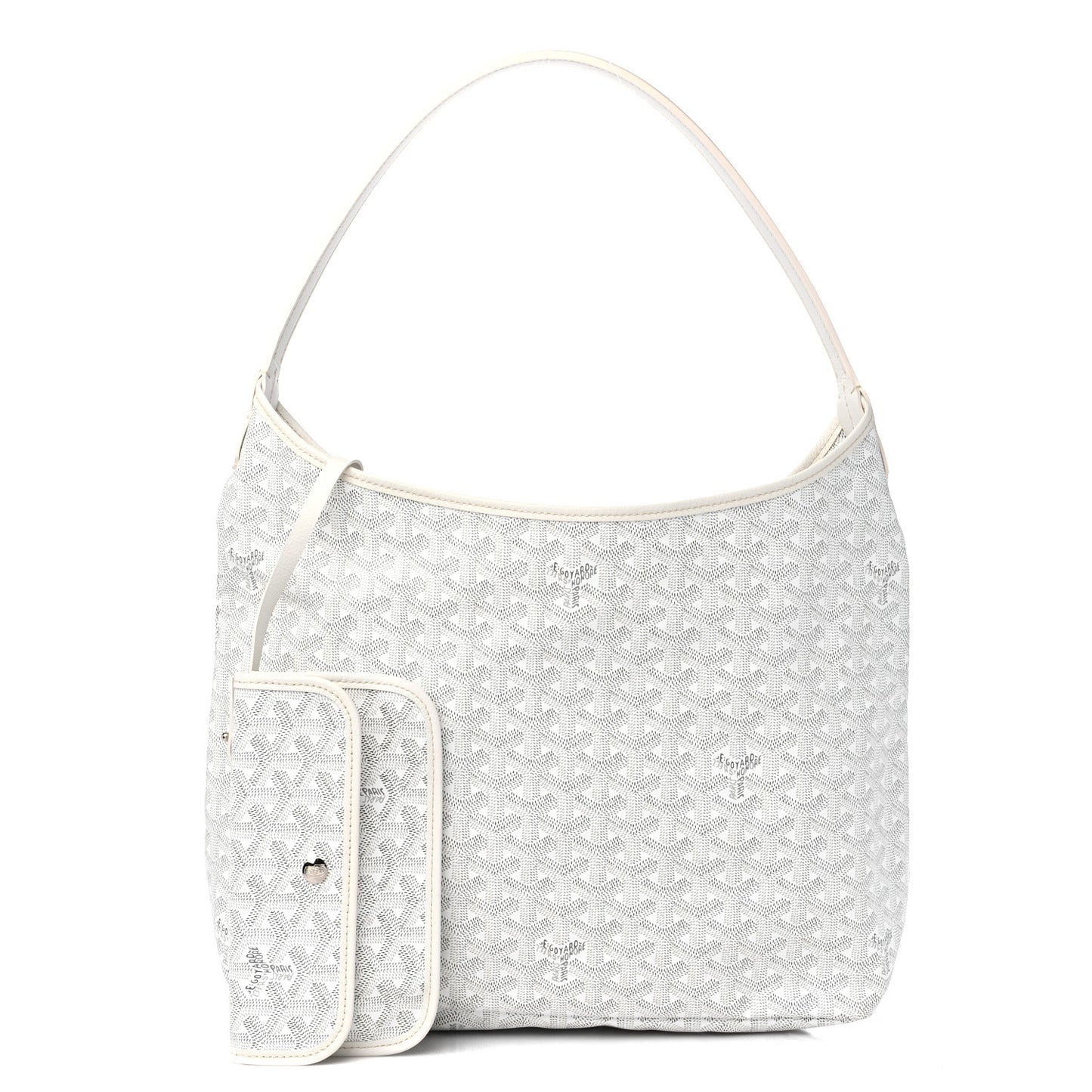 Goyardine Boheme Hobo White