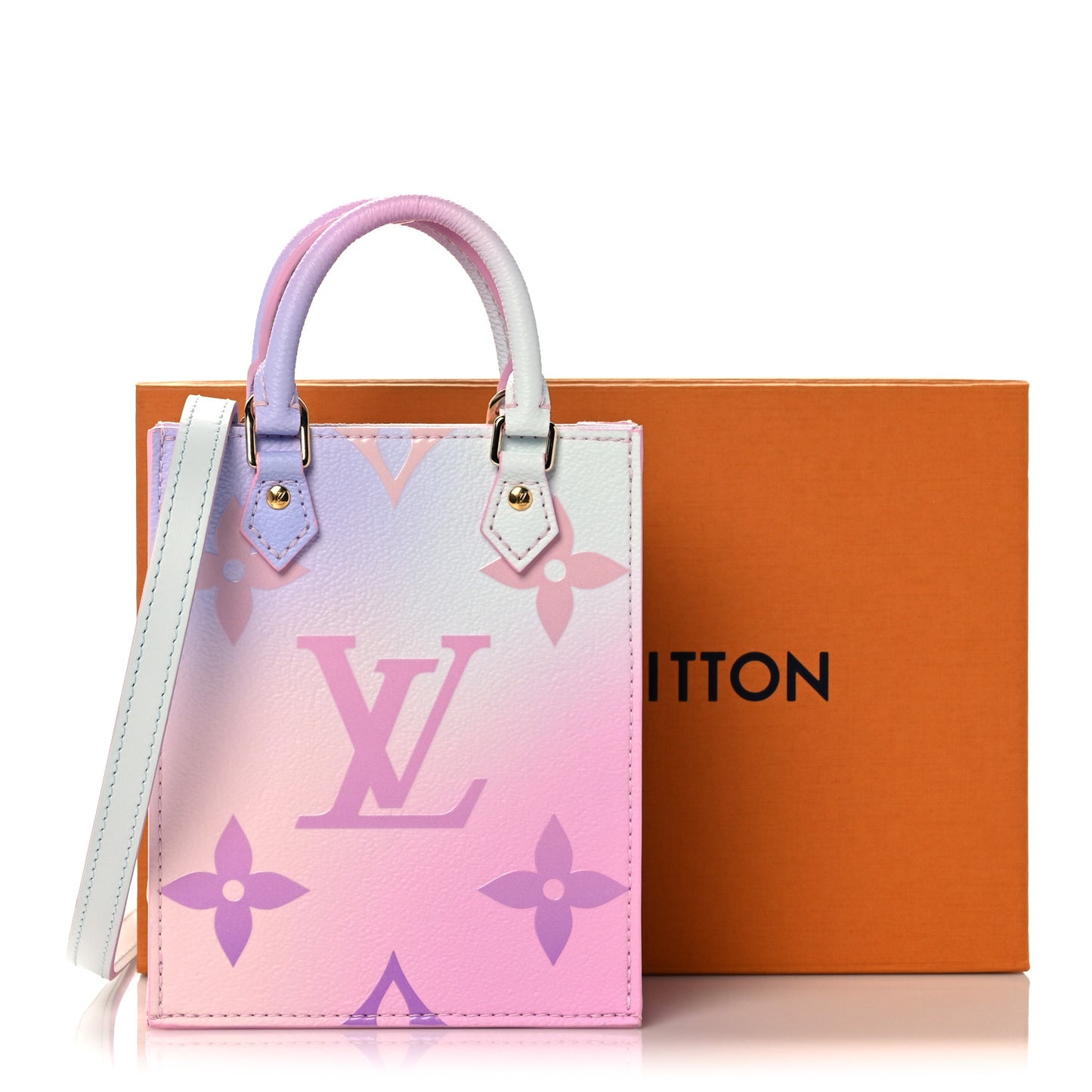 Monogram Giant Spring In The City Petit Sac Plat Sunrise Pastel
