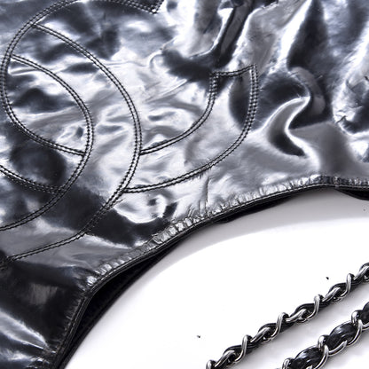 Chanel Vinyl XL Coco Cabas Black 13 of 15