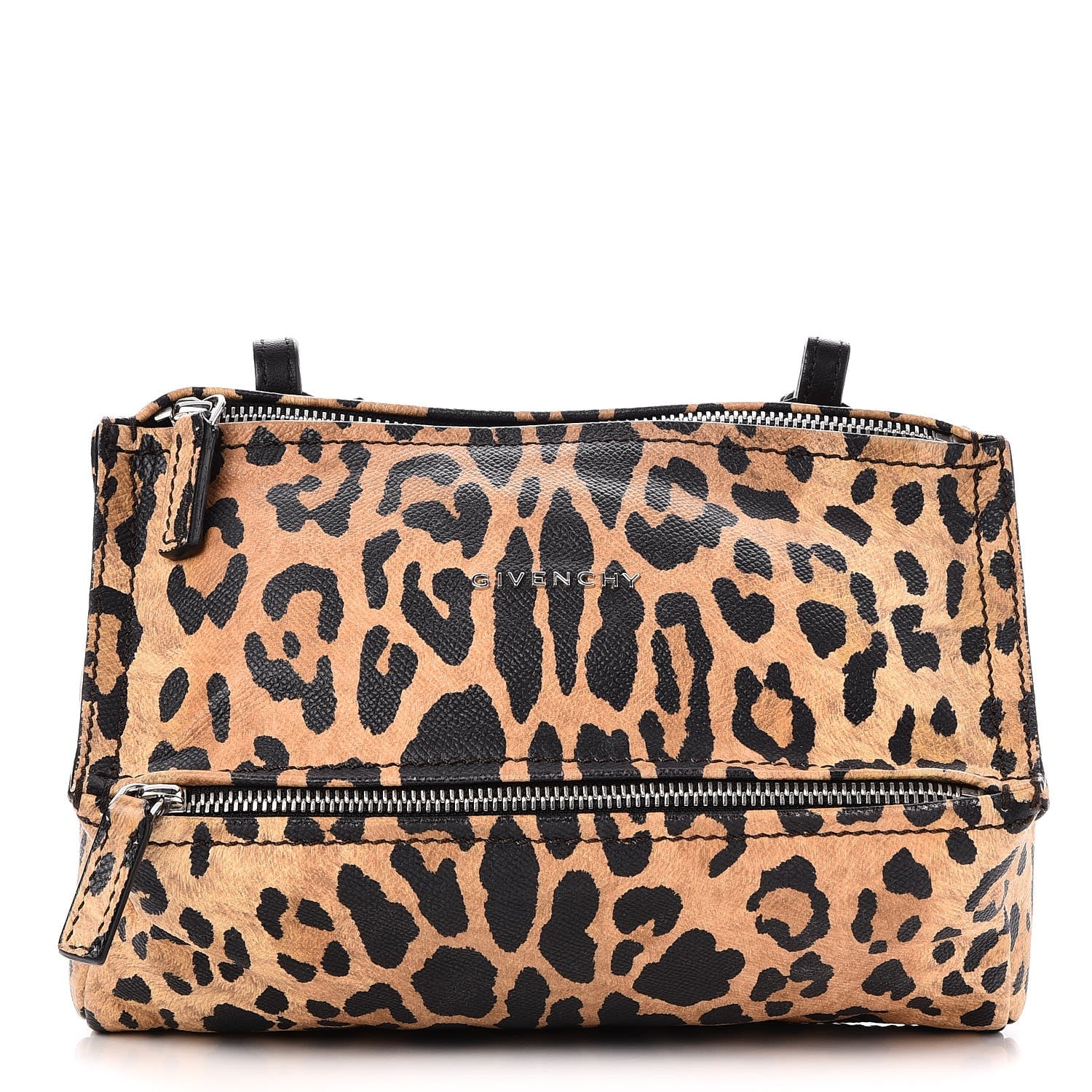 Givenchy Calfskin Leopard Print Mini Pandora Multicolor 1 of 8