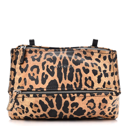 Givenchy Calfskin Leopard Print Mini Pandora Multicolor 1 of 8