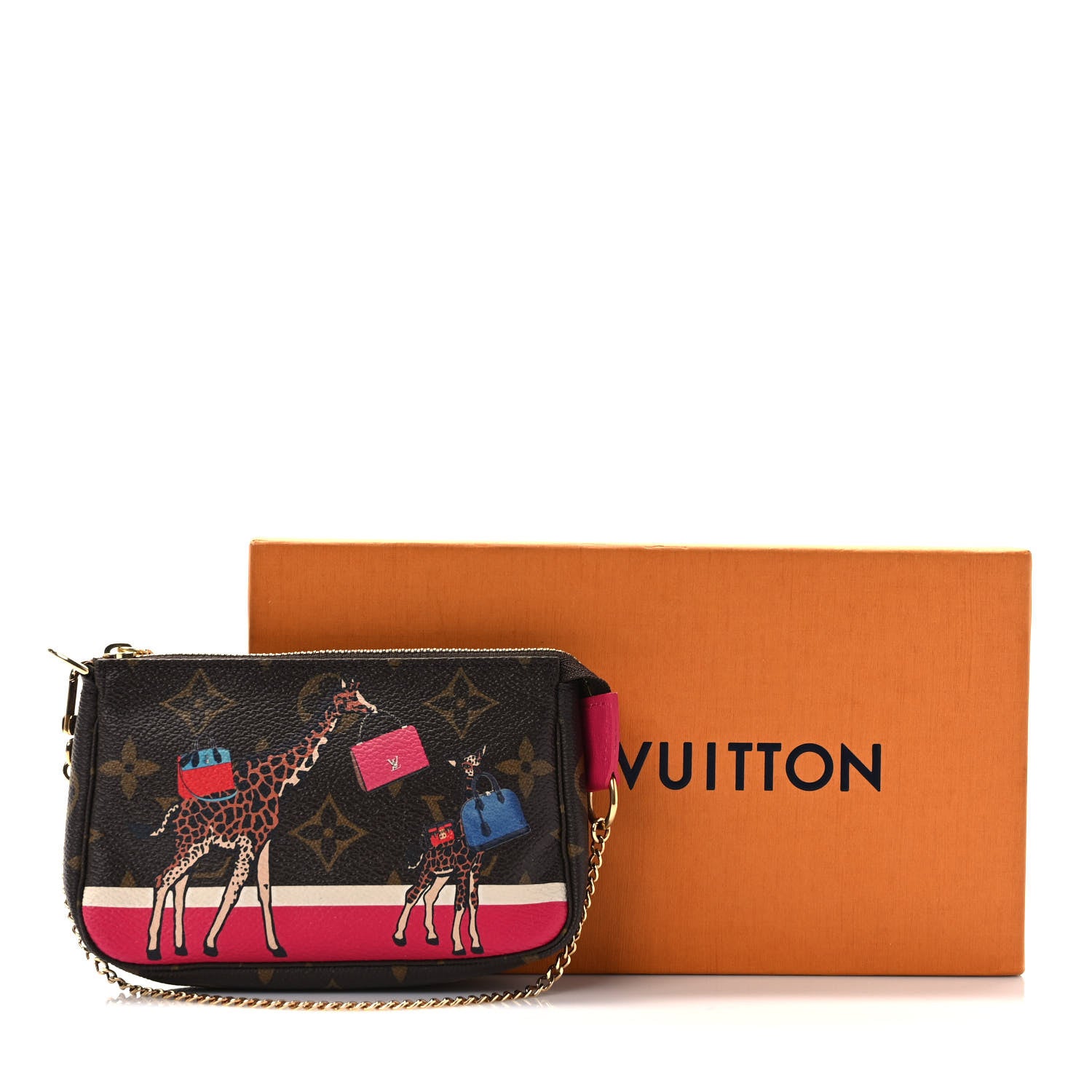 Louis Vuitton Monogram 2017 Christmas Animation Mini Pochette Accessories 7 of 7