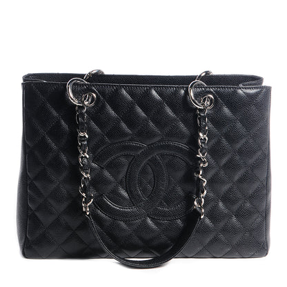 Chanel Caviar Grand Shopping Tote GST Black 1 of 8