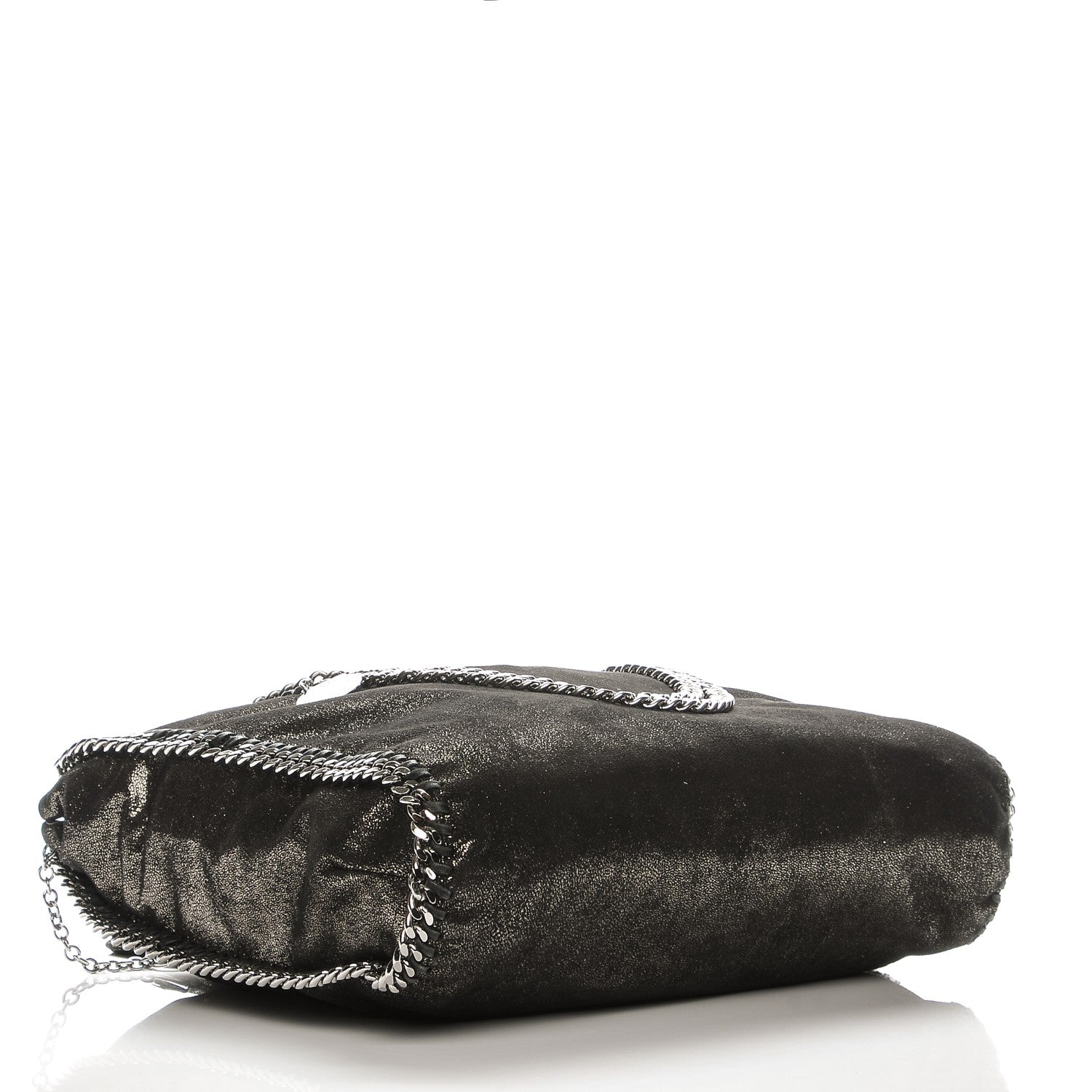 Stella McCartney Shaggy Deer Big Falabella Tote Black 4 of 7