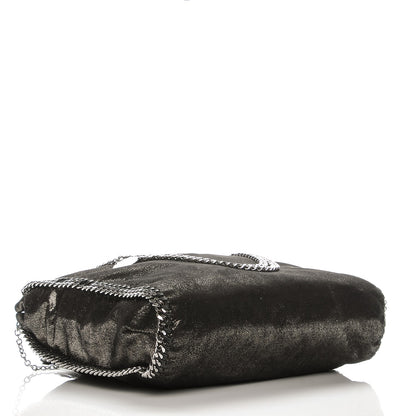 Stella McCartney Shaggy Deer Big Falabella Tote Black 4 of 7