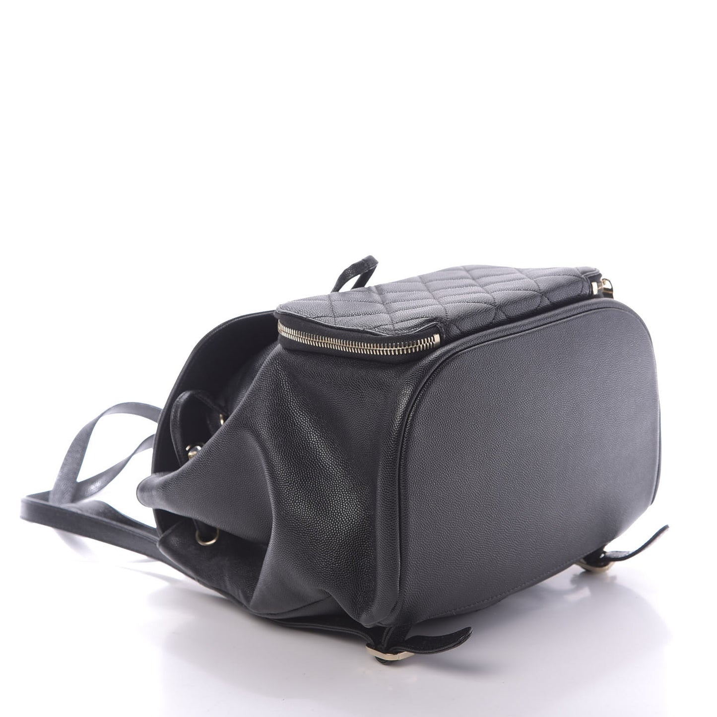 Caviar Quilted Business Affinity Backpack Black