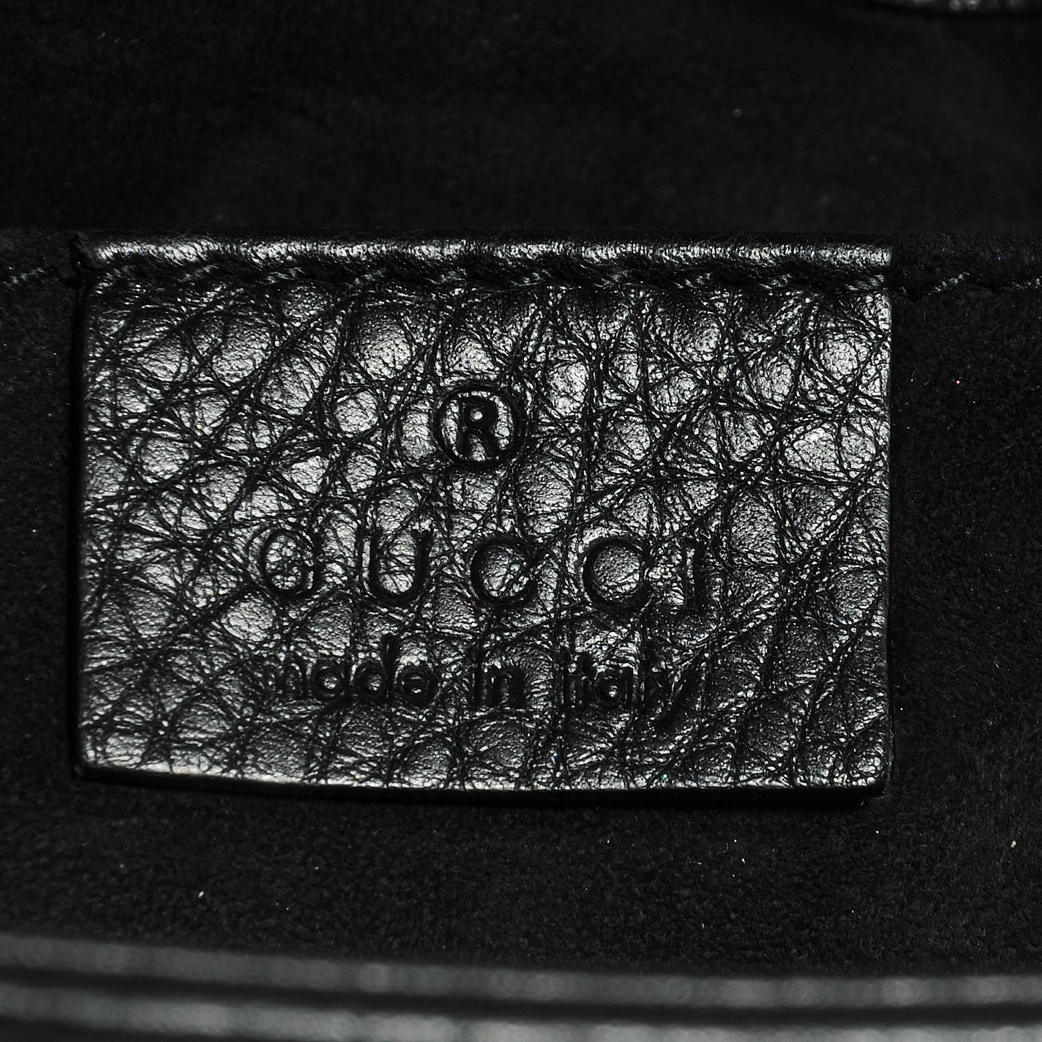 Gucci Leather 1973 Clutch Black 6 of 7