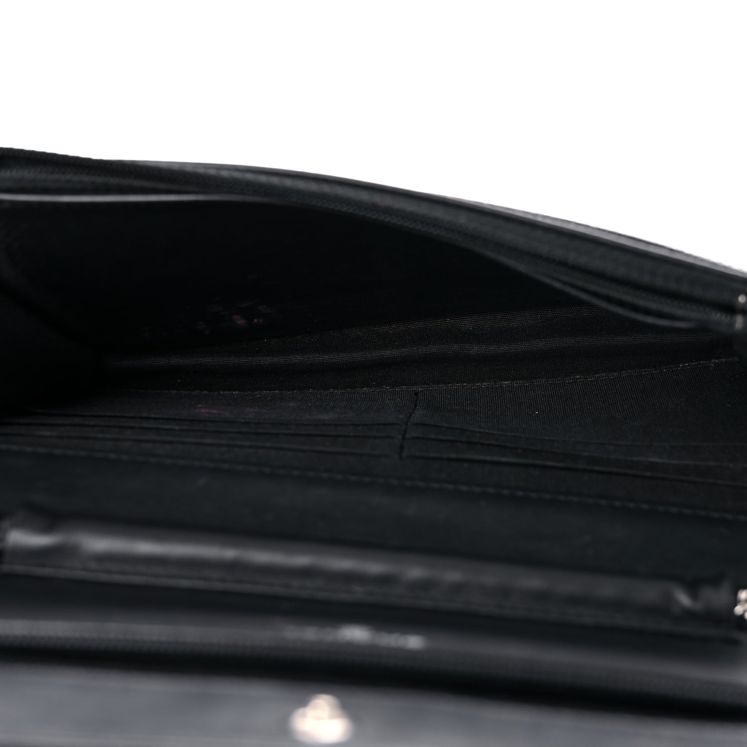 Chanel Caviar Timeless CC Wallet On Chain WOC Black 8 of 17