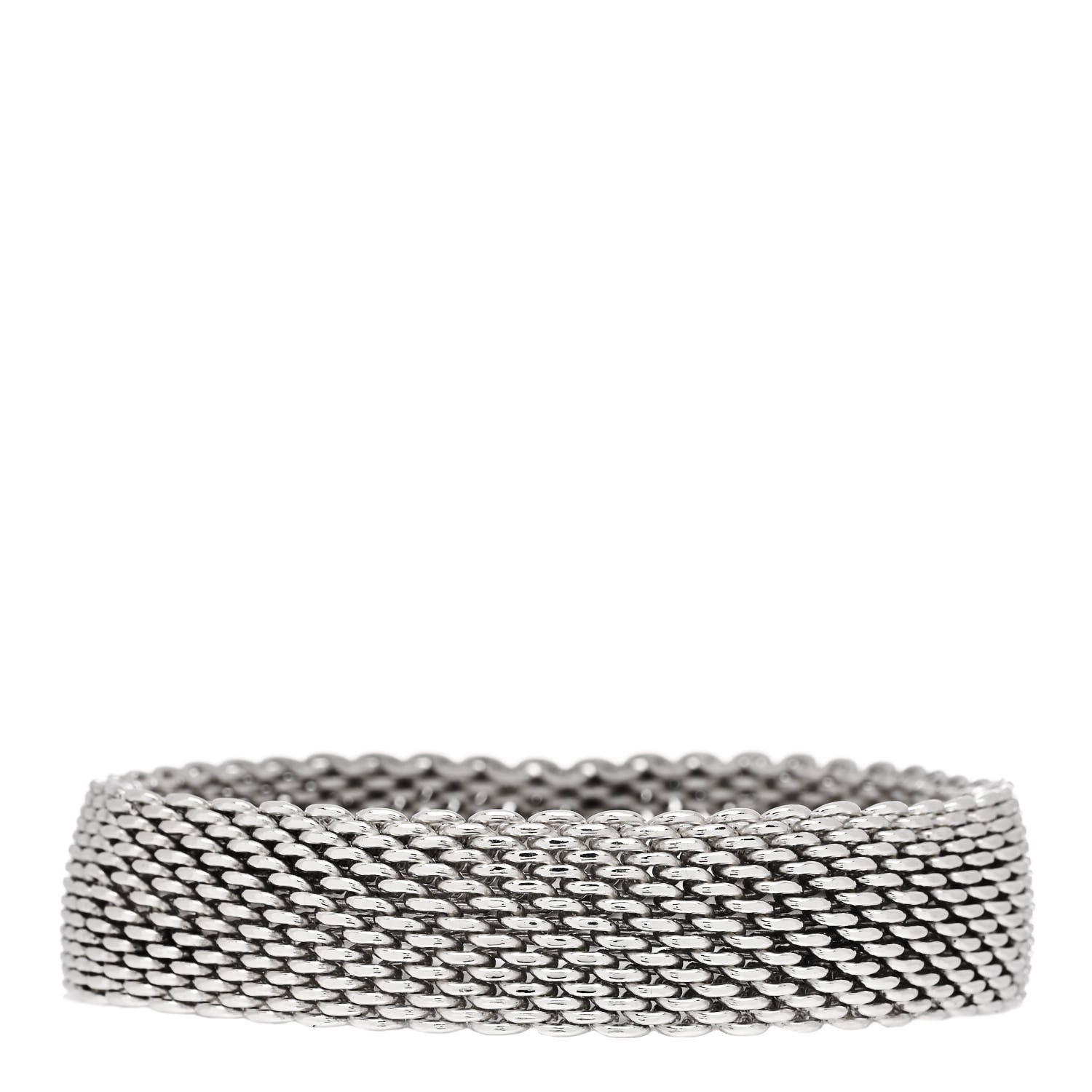 Tiffany Sterling Silver Somerset Mesh Bracelet 2 of 3