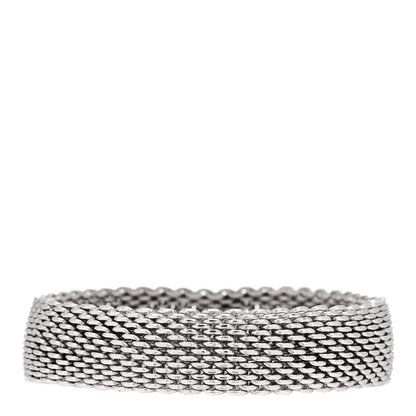 Tiffany Sterling Silver Somerset Mesh Bracelet 2 of 3