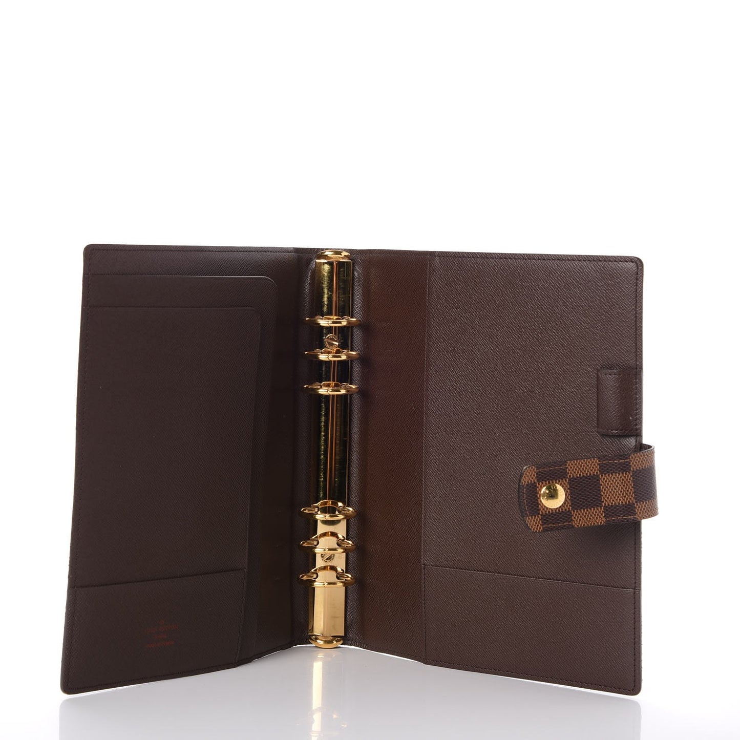 Damier Ebene Large Ring Agenda Cover