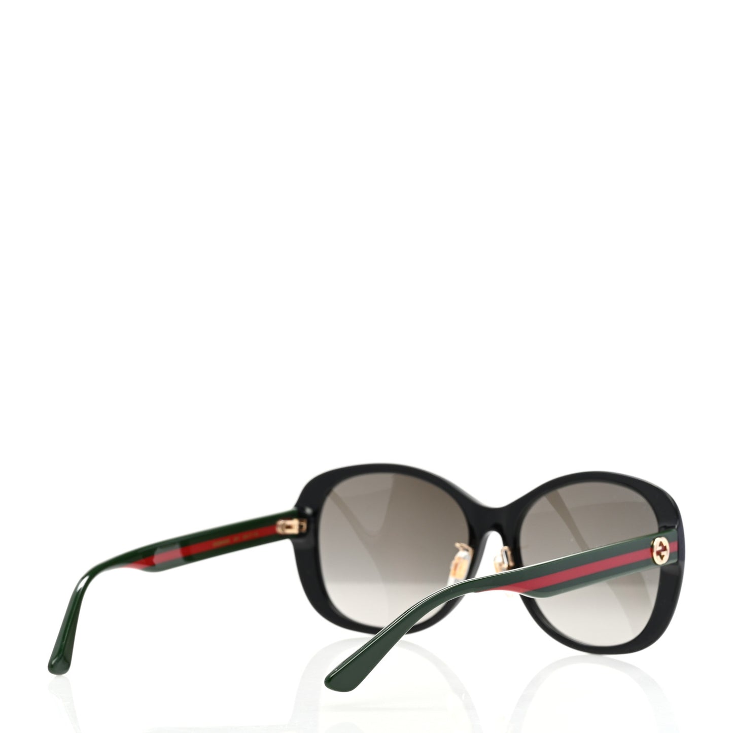 Acetate Round Eye GG Web Sunglasses GG0849SK Black Red Green
