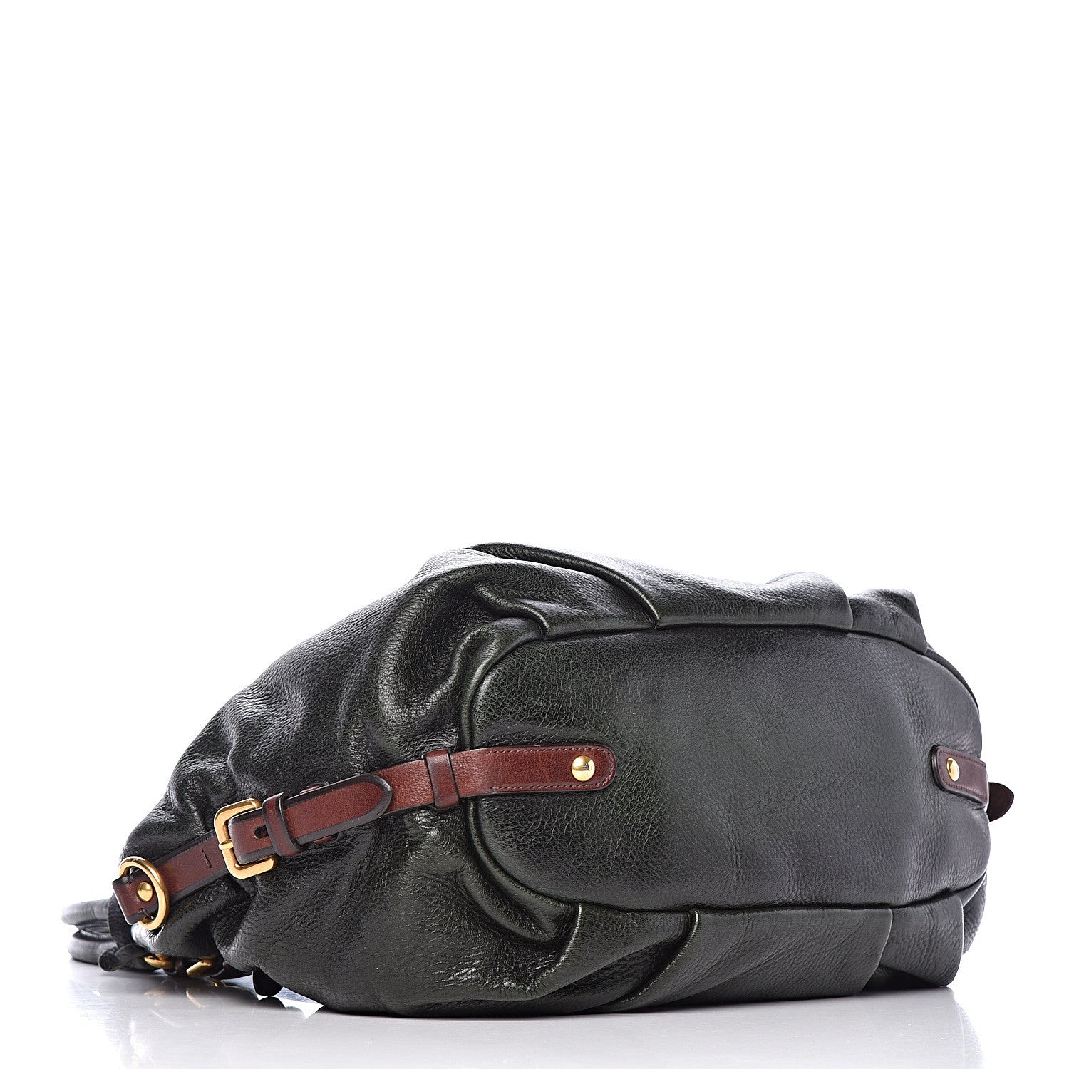 Prada Soft Calfskin Shoulder Bag Cenere 4 of 12