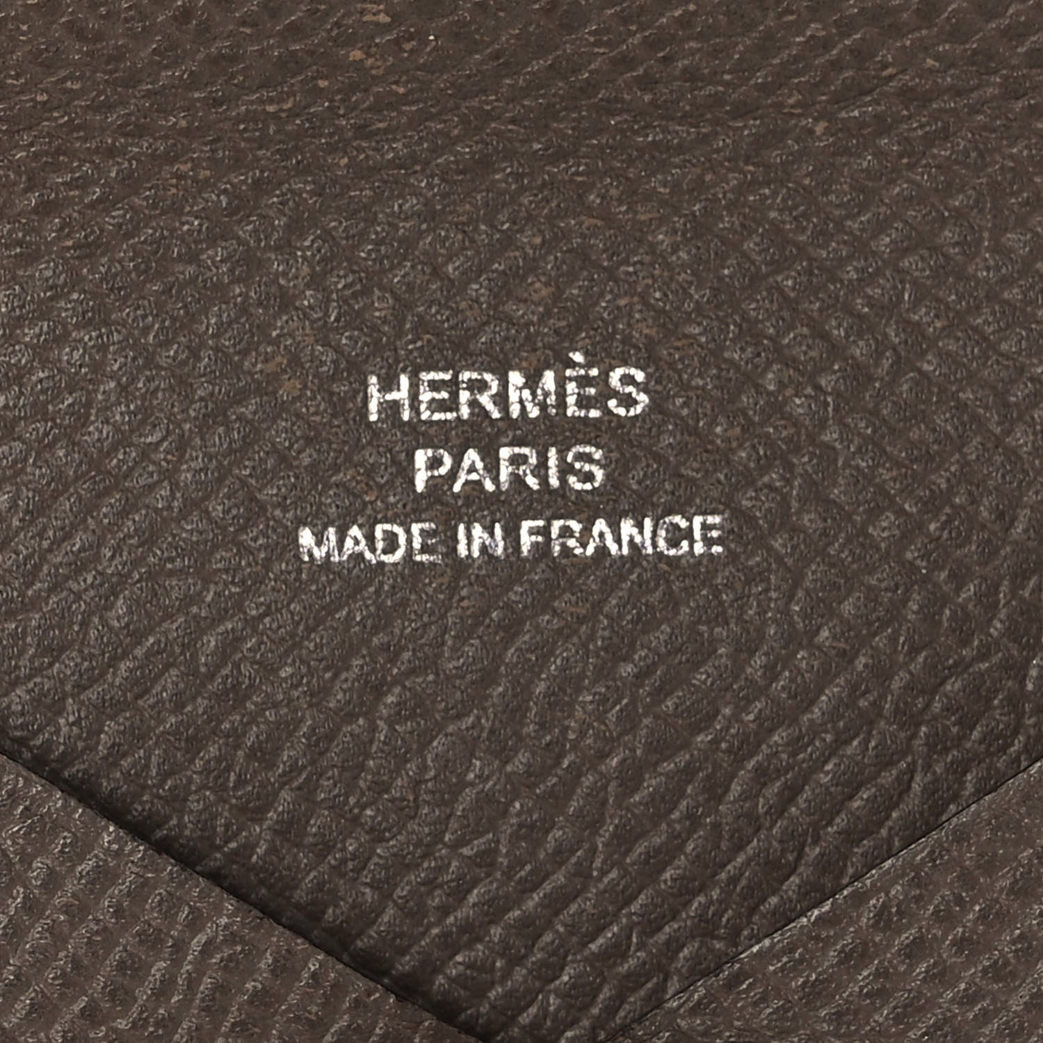 Hermes Epsom Calvi Card Case Etoupe 6 of 10