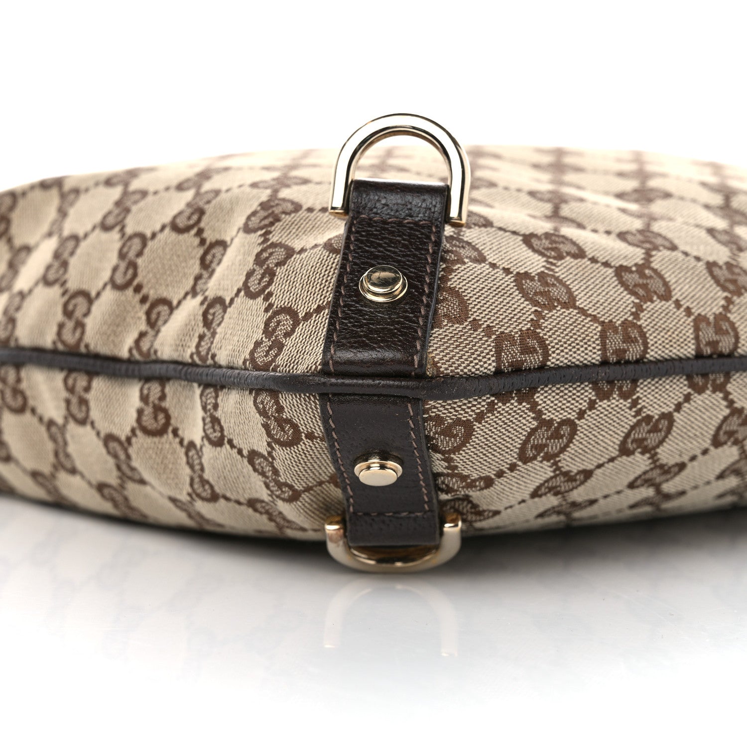 Gucci Monogram Abbey Messenger Bag Dark Brown 9 of 10