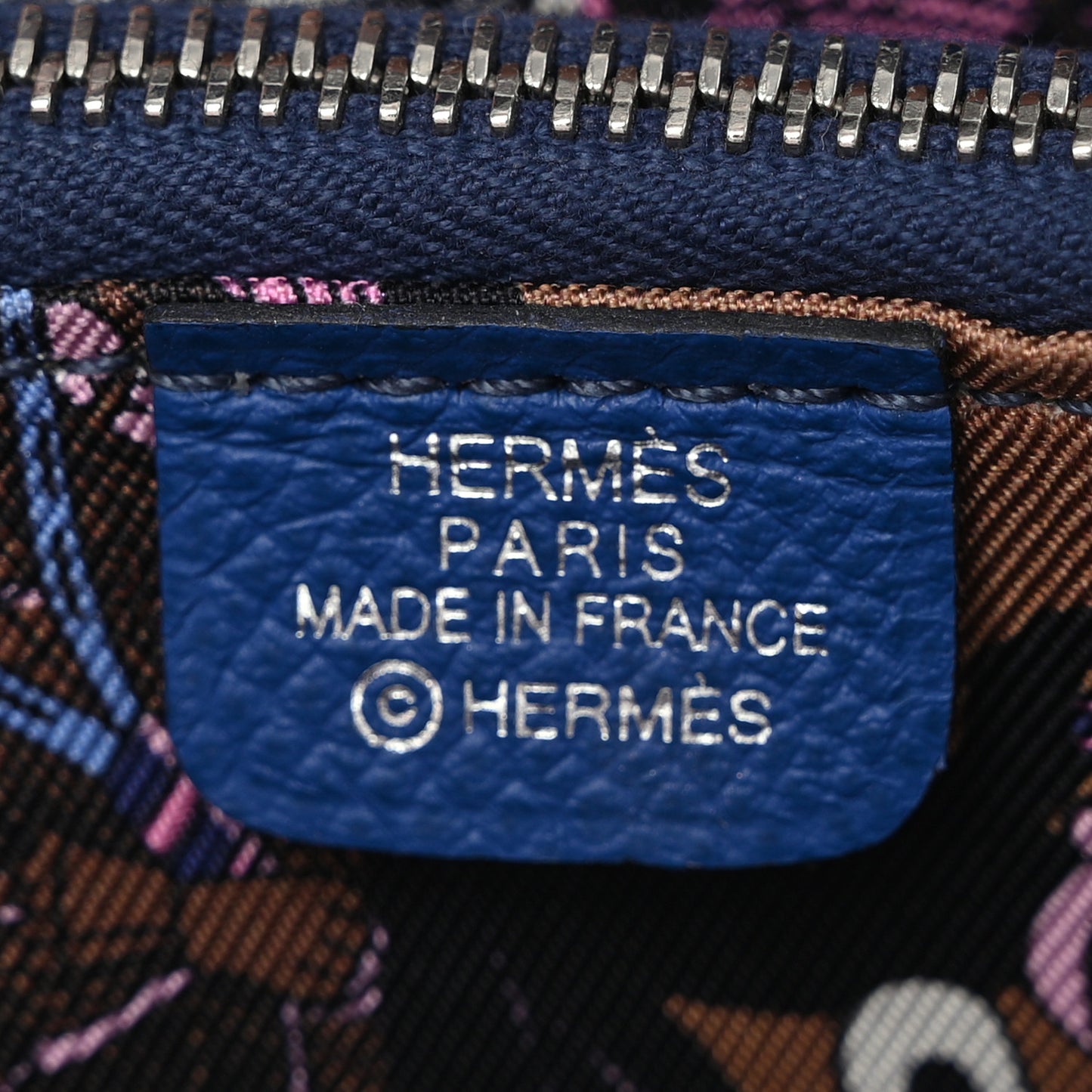 Epsom Silk'In Compact Wallet Bleu Brighton