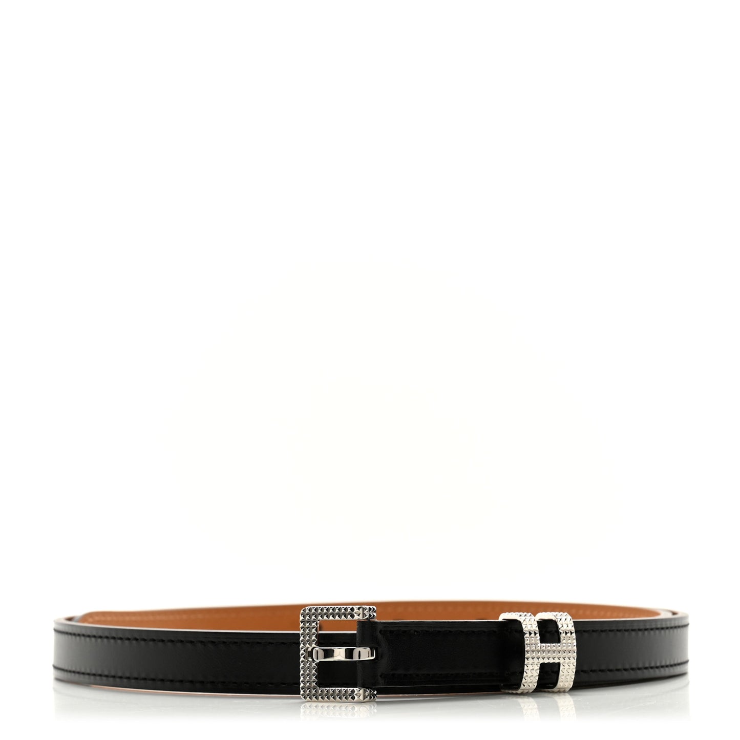 Vache Hunter 15mm Guillochee Pop H Belt 75 30 Black