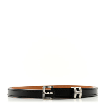 Hermes Vache Hunter 15mm Guillochee Pop H Belt 75 30 Black 1 of 7