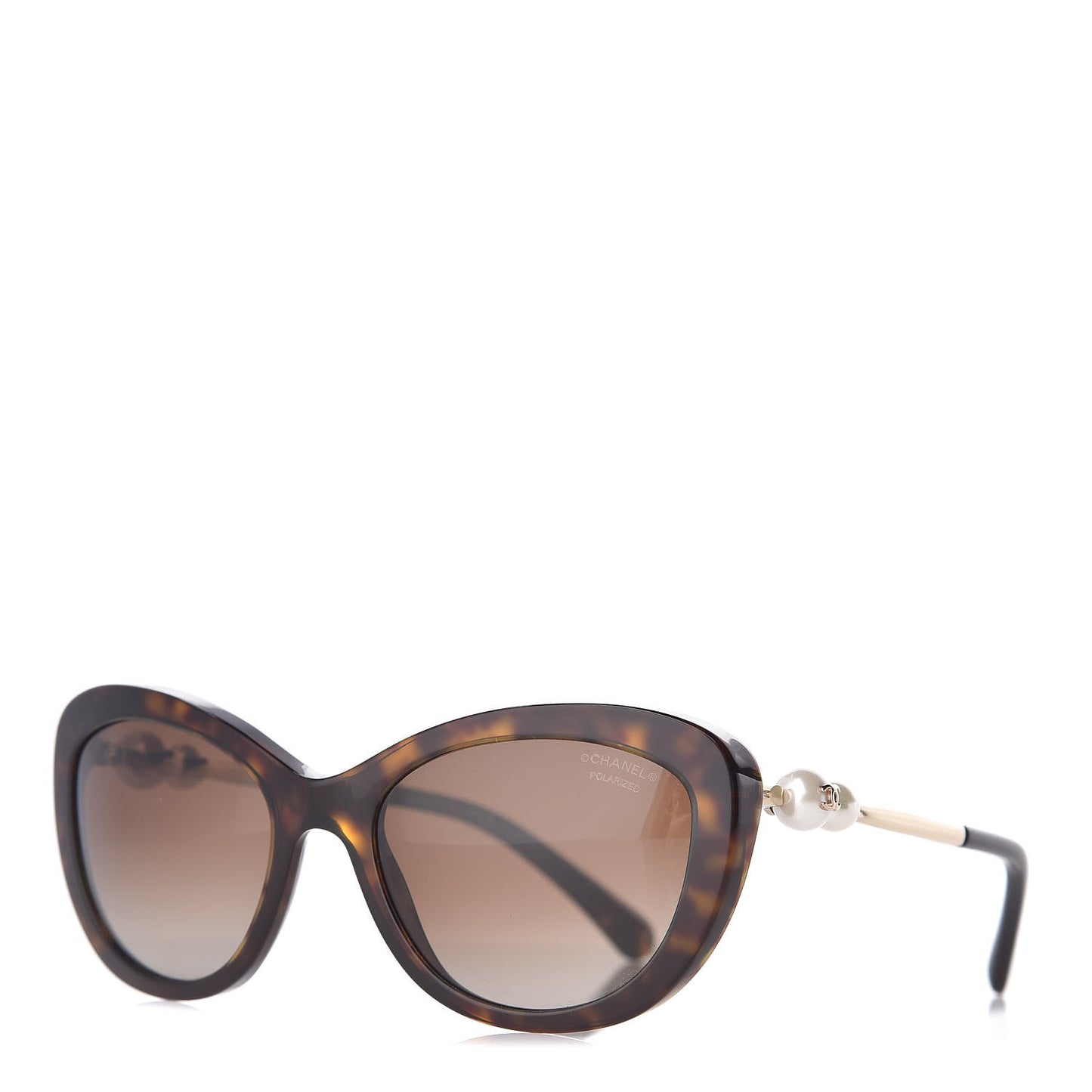 Cat Eye Pearl Sunglasses 5340-H Tortoise