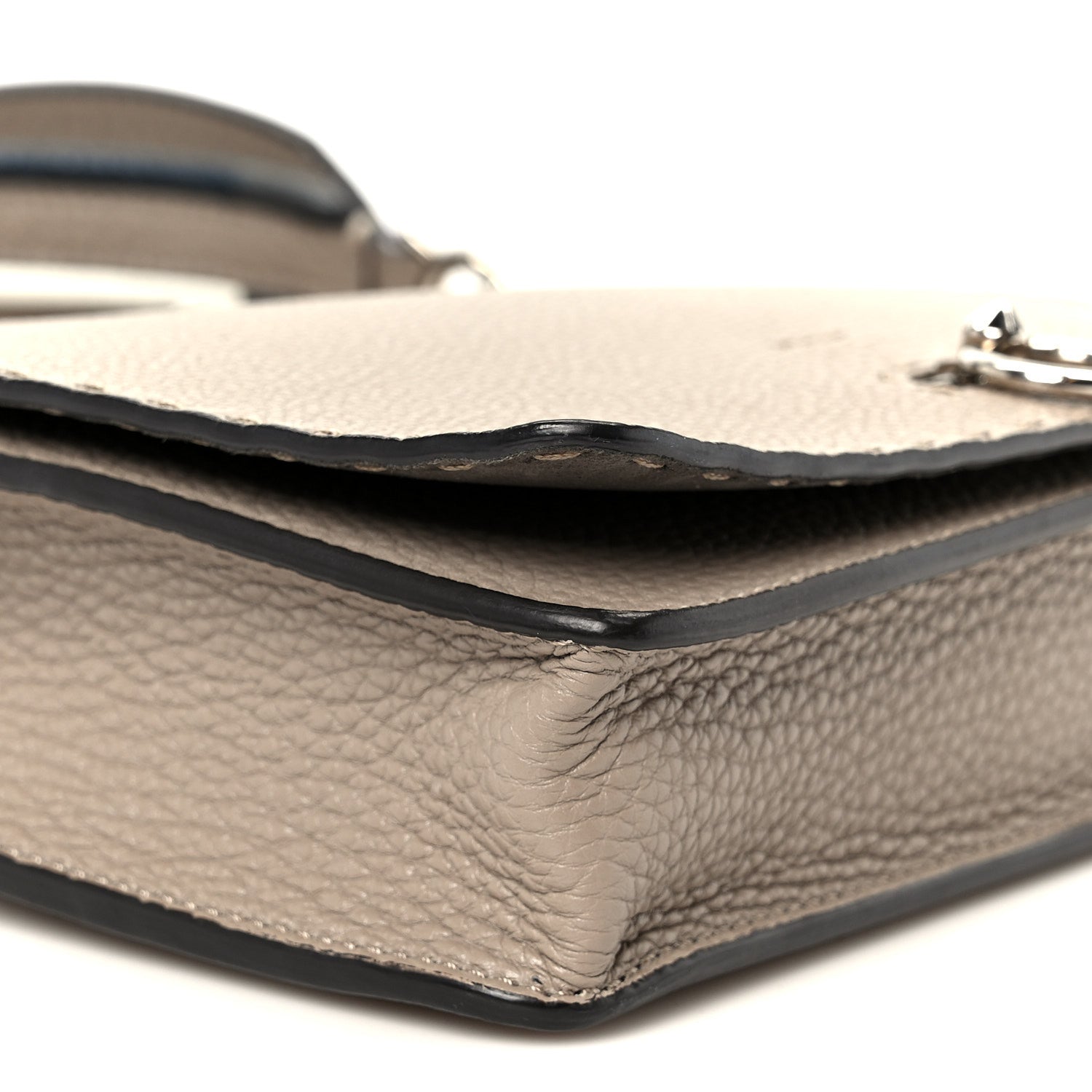 Fendi Cuoio Romano Selleria Piping Messenger Bag Corda Multicolor 8 of 9