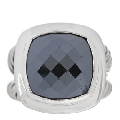 David Yurman Sterling Silver Hematine 14mm Albion Ring 52 6 1 of 6