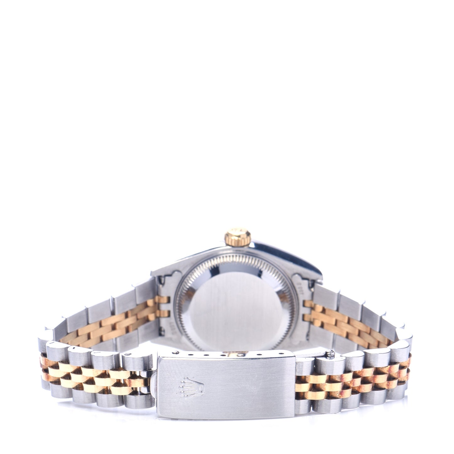 Stainless Steel 18K Yellow Gold 26mm Oyster Perpetual Datejust Watch White 79173