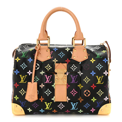 Louis Vuitton Monogram Multicolor Speedy 30 Black 1 of 10