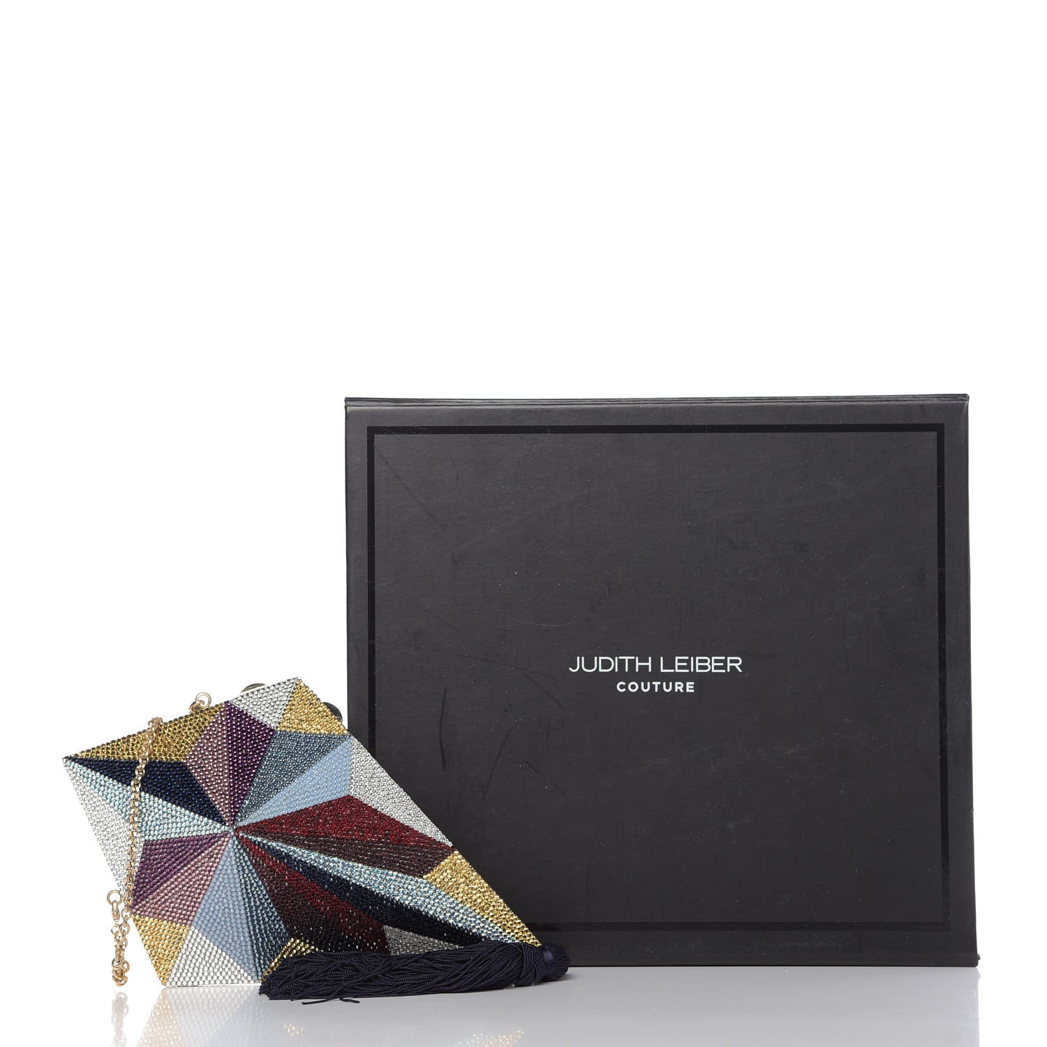 Judith Leiber Crystal Kite Minaudiere Clutch Multicolor 9 of 13