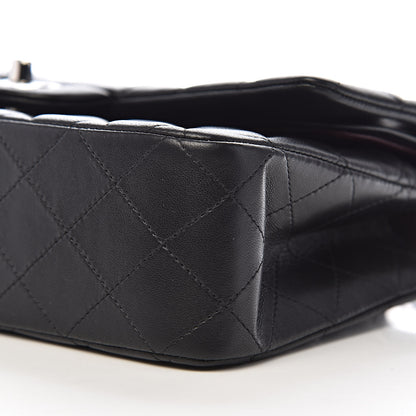Chanel Lambskin Quilted Medium Double Flap Black 13 of 15