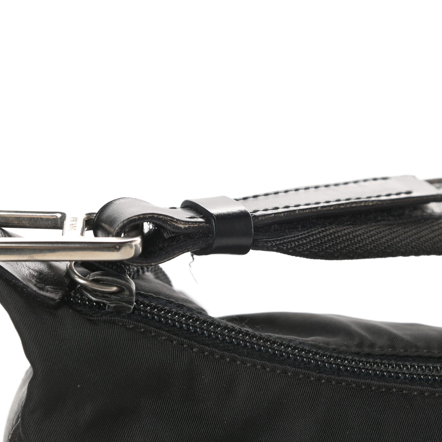 Prada Tessuto Nylon Shoulder Bag Black 12 of 12
