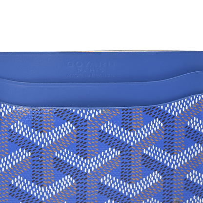 Goyard Goyardine Saint Sulpice Card Holder Sky Blue 6 of 7